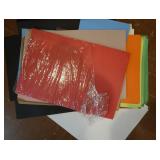 Lot of construction paper