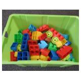Big green tub of legos