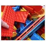 TWO CONTAINERS OF LEGOS