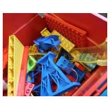 TWO CONTAINERS OF LEGOS