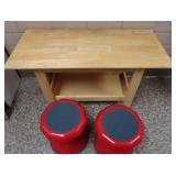 2 FUN WOBBLE CHAIRS & TABLE