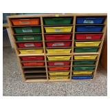 CHILDCRAFT 30 SLOT PAPER ORGANIZATION RACK
