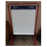 2 SIDED METAL ART EASIL WITH HOOKS & PAPER