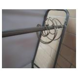 NICE METAL RACK WHITE BOARD AND HOOKS