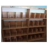 16 WOODEN BOOK DIVIDERS/SHELVES