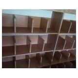 16 WOODEN BOOK DIVIDERS/SHELVES
