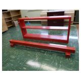 RED BALANCE BEAM AND SHELF