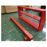 RED BALANCE BEAM AND SHELF