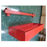 RED BALANCE BEAM AND SHELF