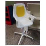VINTAGE MCDONALDS HEIGHT CHAIR, SHELF AND OBSERVATION STATION