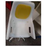VINTAGE MCDONALDS HEIGHT CHAIR, SHELF AND OBSERVATION STATION