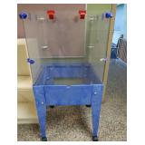 VINTAGE MCDONALDS HEIGHT CHAIR, SHELF AND OBSERVATION STATION