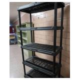 HEAVY DUTY PLASTIC 5 TIER SHELF