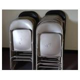 20 METAL FOLDING CHAIRS