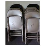 20 METAL FOLDING CHAIRS