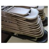 20 METAL FOLDING CHAIRS