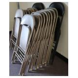20 METAL FOLDING CHAIRS