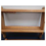 VINTAGE BOOK SHELVES AND VINTAGE VINTAGE CHALK HOOKS