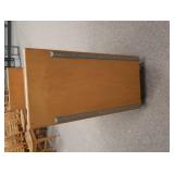 WOODEN ROLLY CART