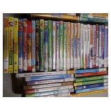 3 BOXES OF DVDS