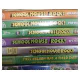 3 BOXES OF DVDS