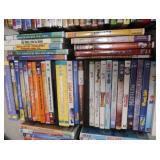 3 BOXES OF DVDS