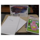 OFFICE WHITE TAG SHEETS, SKETCH PAD & ANIMAL PATTERNS