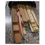 LOTS AND LOTS OF YARD STICKS