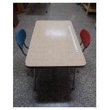 CUTE WOODEN TABLE WITH 2 CHAIRS