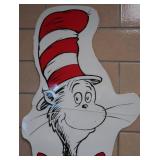 LAMINATED CAT & THE HAT AND BLUE PUZZLE FLOOR MATTS