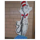 LAMINATED CAT & THE HAT AND BLUE PUZZLE FLOOR MATTS