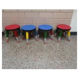 4 ADORABLE KIDS PENCIL STOOLS