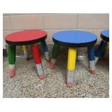 4 ADORABLE KIDS PENCIL STOOLS