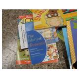 WOODEN PLAYTIME DOLL HOUSE AND BOOKS