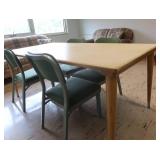 RECTANGULAR TABLE AND 4 CHAIRS