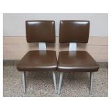 NICE BROWN VINTAGE OFFICE CHAIRS