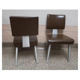 NICE BROWN VINTAGE OFFICE CHAIRS