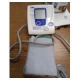 FIRST AID KIT, BLOOD PRESSURE MACHINE AND STETHOSCOPE