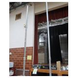OLYMPIA SPORTS VOLLEYBALL POLES ON WHEELS (2)