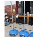 OLYMPIA SPORTS VOLLEYBALL POLES ON WHEELS (2)