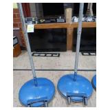 OLYMPIA SPORTS VOLLEYBALL POLES ON WHEELS (2)