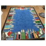 BLUE BOOKS RUG