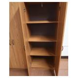 2 MATCHING WOODEN CABINETS