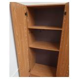 2 MATCHING WOODEN CABINETS