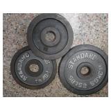3 GYM WEIGHTS