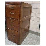 ANTIQUE WOODEN FILING CABINET