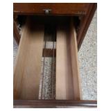 ANTIQUE WOODEN FILING CABINET