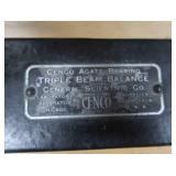 "CENCO" ANTIQUE TRIPLE BEAM BALANCE