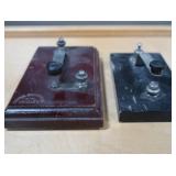 2 "CENTRAL SCIENTIFIC CO" CODE/TELEGRAPH KEYS *MORSE CODE KEYS*