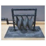 CAST IRON ANTIQUE TELEPHONE CRANK